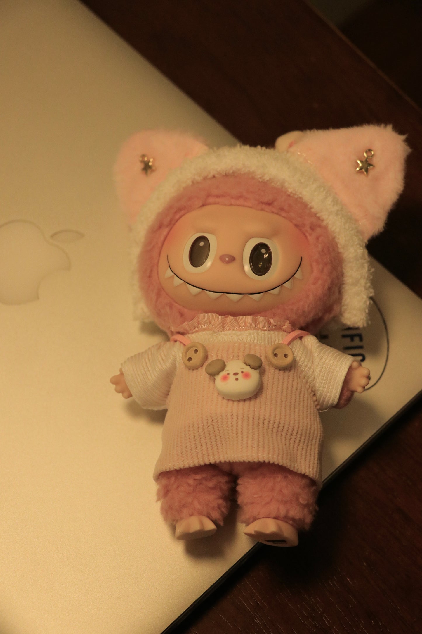 Blush Alpaca Pink Outfit for Labubu (Fits Gen 1/2/3)