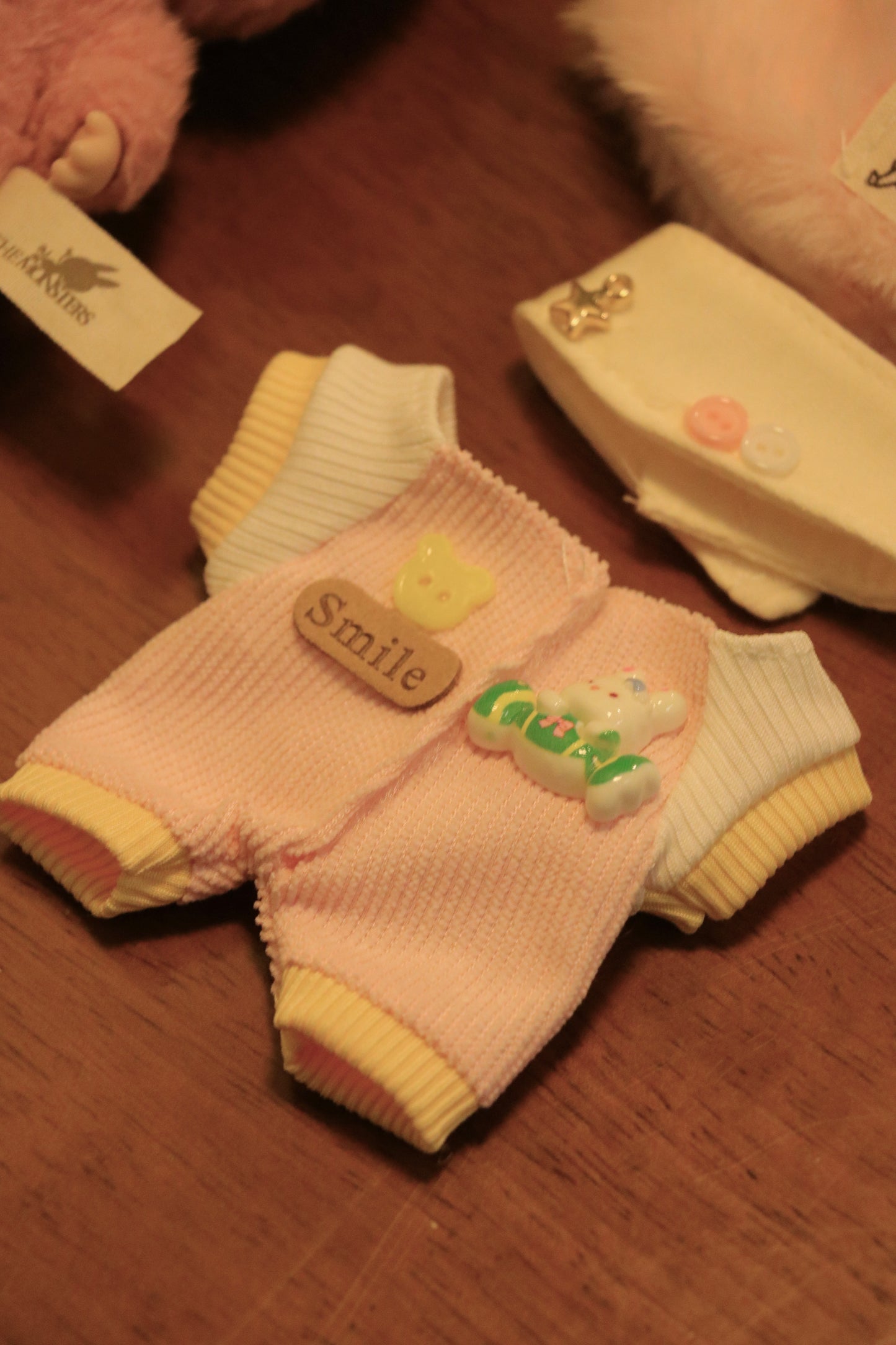 Sweet Sunshine Pink Outfit for Labubu (Fits Gen 1/2/3)