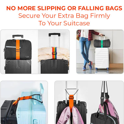 Adjustable Luggage Strap Bungee for Suitcase Handle (2PCS/SET)