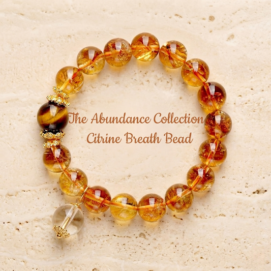 Citrine Breath Bead | The Abundance Collection