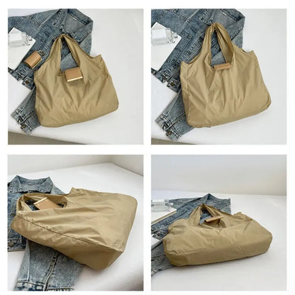 Compact Foldable Keychain Bag, Expands to Large Capacity Shopping Bag, Durable Reusable Tote, Portable for Supermarket Shopping & Travel