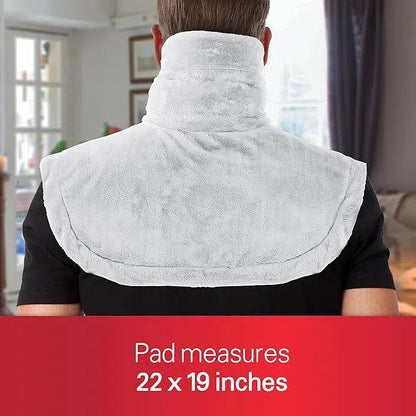 Weighted Contoured Electric Heating Pad for Neck and Shoulder Tension Relief