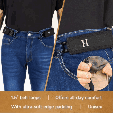 🔥Limited Time 51% OFF - Tactical Metal Hook Elastic Belt(2Pcs/1Set)