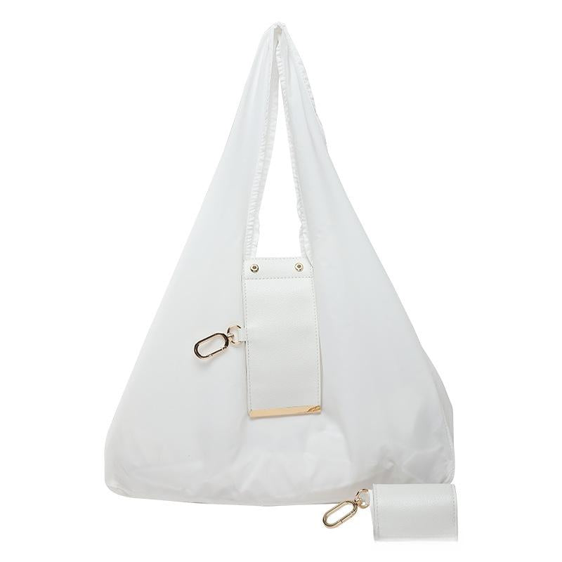 Compact Foldable Keychain Bag, Expands to Large Capacity Shopping Bag, Durable Reusable Tote, Portable for Supermarket Shopping & Travel
