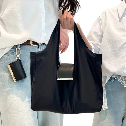 Compact Foldable Keychain Bag, Expands to Large Capacity Shopping Bag, Durable Reusable Tote, Portable for Supermarket Shopping & Travel